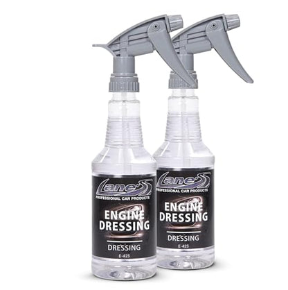LANE'S Engine Dressing | Professional Engine Bay Cleaner and Protector Shine | Prevents Rubber Hoses Fading and Cracking | Easy to Use, Dust Resistant Degreaser & Detail Spray | 16 oz, 2 Pack - size: 16 Fl Oz (Pack of 2)
