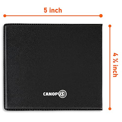 CANOPUS Car Registration and Insurance Holder, Car Document Holder, Vehicle Registration and Insurance Card Holder, Wallet for Auto, Trailer, Motorcycle, Truck, Vehicle Paperwork Organizer (2 Pack) - size: Car