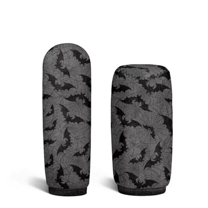 KEIAHUAN Black Bats Halloween Car Gear Shift Knob Cover & Handbrake Cover, Shifter 2 Piece Anti-Slip & Anti-Scratch Vehicel Knob Gear Stick Covers Universal Fit for Sedan/SUV/Truck - color: Black Bats
