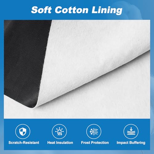 QUNSUNUS Truck Cab Cover for Ford F150 Super Crew All Years,Waterproof F150 Cab Cover with Zipper, Half Truck Cover All Weather with Wind, Sun, UV and Dust Protection - size: For F150 Super Crew Cab
