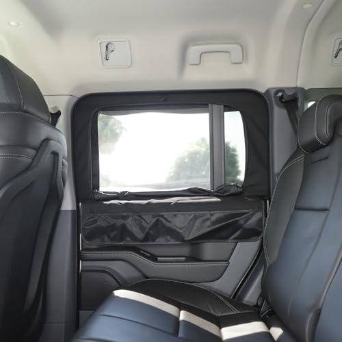 Front and Rear Side Window Sun Shade Compatible with INEOS Grenadier 2020-2024 2025+, Breathable Car Window Camping Screens, Side Windows Privacy Full Covers/Half Shade Options (Rear)