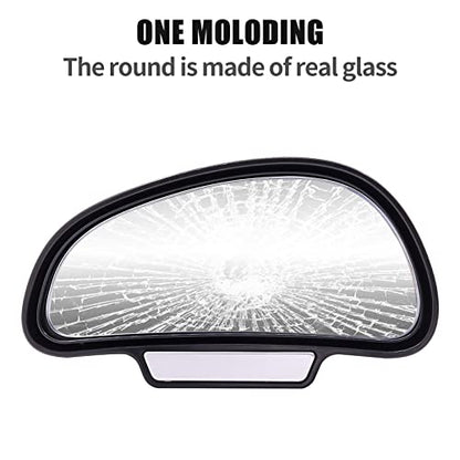 Car Blind Spot Mirror,Wide Angle Rearview Mirror,Adjustable Car Auxiliary Side Mirror Universal for Cars Truck,Left