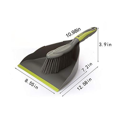Dustpan and Brush Set,Dust Pans with Brush,Hand Broom Dust Pan,Broom Dustpan Set are Suitable for Kitchen, Sofa, Table, Car Trunk and Seat, Pet Nest and so on.(2pcs) - size: 2Set