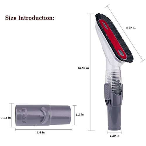 I clean Replacement Dyson V6 Attachments, Compatibel with Dyson V6 DC35 DC44 DC59 DC62 DC08, 7 Packs Fit Dyson Handheld Vacuum Parts with A Free Cleaning