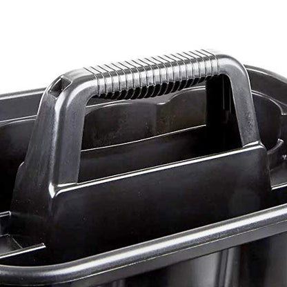 Rubbermaid Commercial Products Deluxe Carry Caddy for Take-Out Coffee/Soft Drinks Postmates/Uber Eats/Food Delivery Cleaning Products Sports/Water Bottles Black - size: 1 Pack