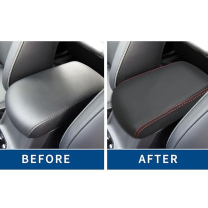 Compatible with Center Console Armrest Cover for Toyota RAV4 2013 2014 2015 2016 2017 2018 Leather Arm Rest Storage Box Lids Cushion Protector Pad - size: RAV4 2013-2018
