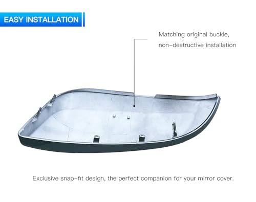 Left & Right Side Mirror Cover Cap Compatible with Toyota 4RUNNER 2013-2023, RAV4 2013-2018 SE/XLE/LTD, RAV4 HV 2016 Black - size: Left & Right (1 Pair)
