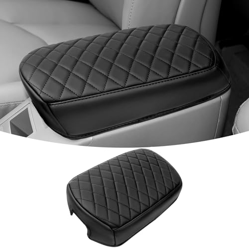 ZZEQYG Center Console Cover for Toyota RAV4 2006-2012 Accessories Leather Center Armrest Cover Center Console Lid Armrest Cover - color: For RAV4 2006-2012