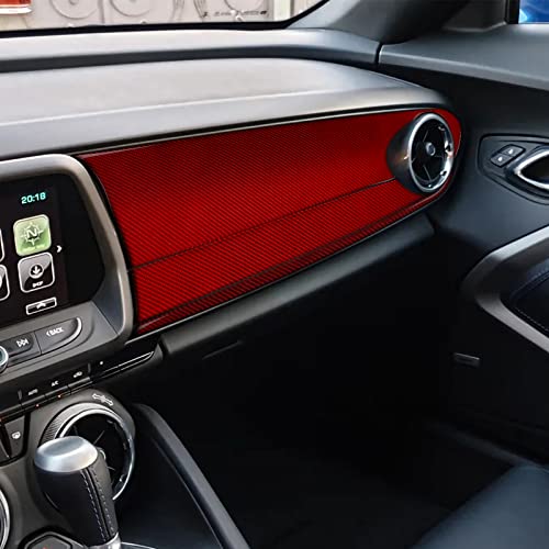 Car Copilot Center Console Dashboard Sticker Carbon Fiber Decal Interior Trim Cover for Chevrolet Camaro ZL1 2016 2017 2018 2019 2020 2021 2022 2023 Accessories - color: Copilot Center Console Dashboard