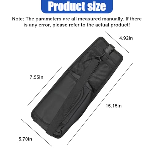Car Seat Side Organizer, Multi-Pocket Storage Hanging Bag with Mesh Net, Multifunctional Automotive Seat Back Stuff Holder for Phone, Wallet and Tissue, Universal for SUV Truck (Classic) - size: Classic