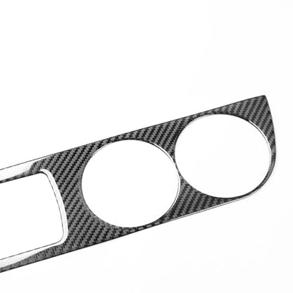 NVCNX Car Center Console Cup Holder Panel Cover Decal Compatible with Lexus IS250 2014 2015 / IS200t 2016 2017 / IS300 2016-2020 / IS350 2014-2020 Carbon Fiber Interior Trim Accessories Black - B - color: Cup Holder - B