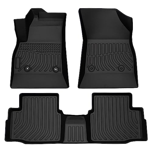 All Weather Floor Mats for 2016-2019 Chevrolet Cruze(No Fit 2016 Cruze Limited), Floor Mats Fits 1st & 2nd & Row, 3D Anti-Slip Waterproof TPE Rubber Protector Car Mats Full Set Liners - color: 2016-2019 Chevrolet Cruze