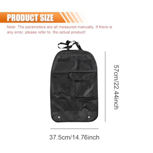 Car Backseat Organizer with 7 Storage Pockets, Waterproof Auto Seat Back Protector Kick Mat for Kids Toddlers, Large Capacity Universal Travel Accessories, Keep Vehicles Organized & Tidy (2PCS) - size: 2PCS