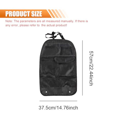 Car Backseat Organizer with 7 Storage Pockets, Waterproof Auto Seat Back Protector Kick Mat for Kids Toddlers, Large Capacity Universal Travel Accessories, Keep Vehicles Organized & Tidy (2PCS) - size: 2PCS