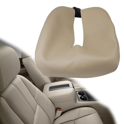 GXARTS Console Lid Armrest Cover Beige Compatible with Chevy Avalanche Suburban Tahoe Silverado GMC Yukon Yukon XL Sierra 2007 2008 209 2010 2011 2012 2013 2014 - color: Tan