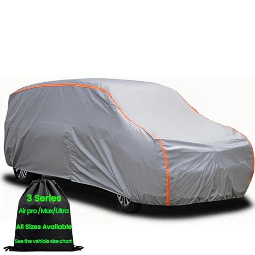 Mini Van Cover,Large Car Cover,Car Cover Waterproof All Weather Mini Van Cover Waterproof All Weather,RainUV Protection Inner Cotton,Vans up to 216” L x 72" W x 72" H - color: Gray(Max), size: Size 19: MiniVan 1 (Under 217")