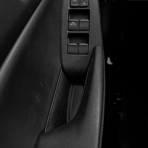 4pcs/Set Door Switch Bezel Cap Replacement Left/Right Front/Rear Plastic Bolt Cover for Chevrolet for Chevy Malibu 2016 2017 2018 Car Interior Accessories 23451118