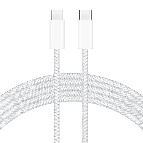 10ft IPhone16/17 USB C to USB C Cable, Woven Charger Long Cable for iPhone 17E/16E,17/16/15 Pro Max, Plus,Air,iPad Air,iPad 10th Gen, Mini 6th, Pro 13/12.9/11 in, Type-c MacBook Pro Fast Charging Cord