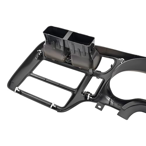 KUAFU Dash Trim Bezel Compatible with 1998-2004 Chevy Chevrolet S10 Blazer GMC Jimmy Paint ABS Plastic Beige Fit Single Din Radio - color: Beige