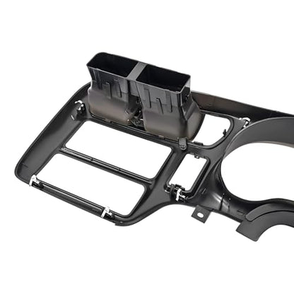 KUAFU Dash Trim Bezel Compatible with 1998-2004 Chevy Chevrolet S10 Blazer GMC Jimmy Paint ABS Plastic Beige Fit Single Din Radio - color: Beige