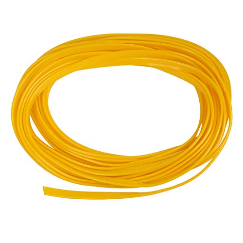 X AUTOHAUX Car Interior Gap Door Edge Decorative Trim Strip Line Yellow 8m 26.25ft - color: Yellow