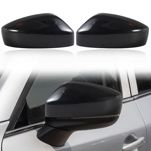 Car Rearview Mirror Cover Cap Housing Protective Cover for Exterior Mirrors Fit ForMazda CX-5 CX5 2017 2018 2019 2020 2021 Car Accessories(Cubic Printing Plastic, A Pair) - color: Cubic Printing Plastic A Pair