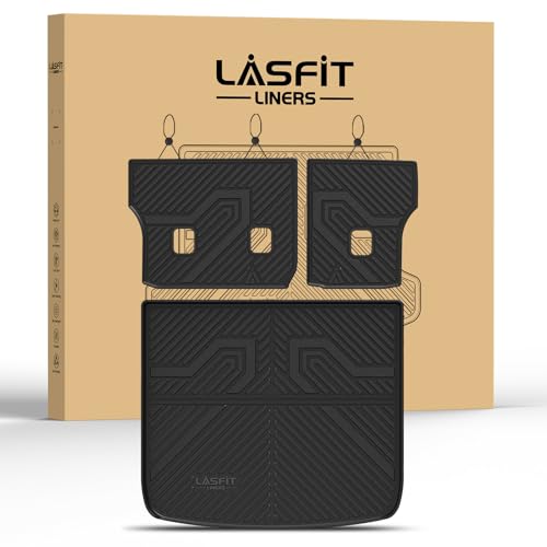 LASFIT Cargo Mat for Jeep Cherokee 2014-2018 All Weather TPE Custom Fit Rear Backrest Mat Trunk Seatback Cargo Liner, Black - style: Cherokee 2014-2018 Cargo Mat