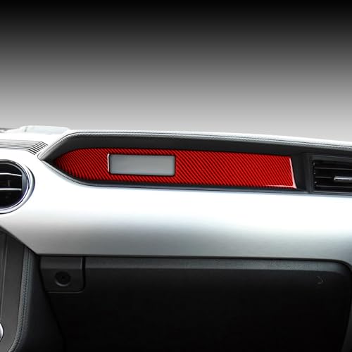 Car Instrument Panel Sticker Carbon Fiber Decal for Ford Mustang 2015 2016 2017 2018 2019 2020 2021 2022 2023 Accessories - color: Instrument Panel