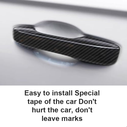Car Accessories Exterior Door Handle Cover Trim Without Smart Holes Compatible with Honda CR-V CRV 2023 2024 2025 2026 (Carbon Fiber Style) 4PCS ABS - color: Carbon Fiber Style