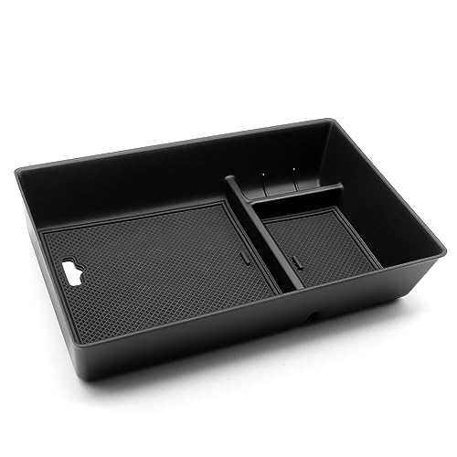 Center Console Accessory Organizer for 2023 Mercedes Benz EQE350,Armrest Storage Box Insert Tray Compatible with Mercedes Benz EQE350 EQE350+ EQE500 EQS 450+ 400 580 AMG 2023+Interior Accessory