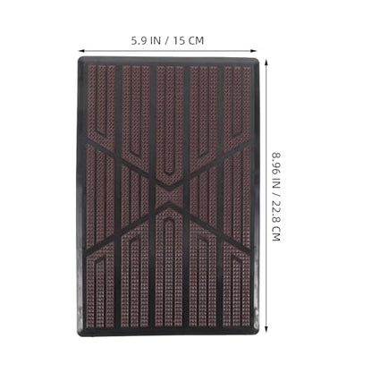 UKCOCO Car Floor Mat with Anti-Slip Pedal Pad, Full Coverage Plastic Automotive Floor Liner Rug for Cars and Suvs, Rear Cargo Protection Mat for Vehicle Interior