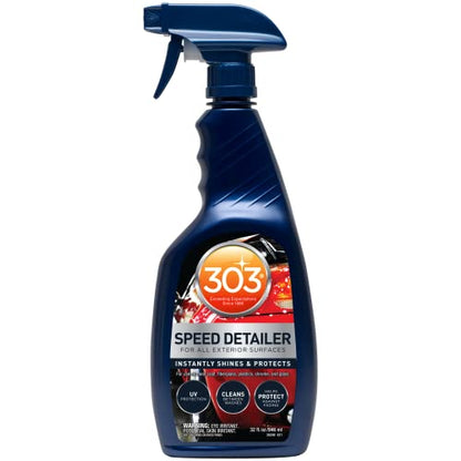 303 Automotive Speed Detailer - Instantly Shines & Protects, Perfect for in Between Washes, Provides Superior UV Protection, Helps to Repel Dust & Dirt, 32oz (30246CSR) Packaging May Vary - size: 32 Fl Oz (Pack of 1)