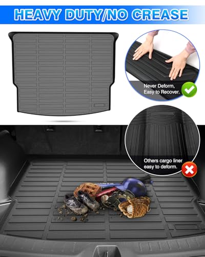 Cartist Cargo Mat Compatible with Chevy Blazer 2019-2024 2025 2026 Accessories Trunk Mat TPE All Weather Anti-Slip Odorless Cargo Liner for Blazer Accessories - size: 5)Chevy Blazer 2019-2025