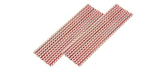 8sanlione 20PCS Car Air Conditioner Decoration Strip, DIY Air Vent Outlet Trim Strip Bendable Car Interior Accessories, Car Molding Strip for Most Air Vent Outlet (Red/Lattice) - color: Red/Lattice