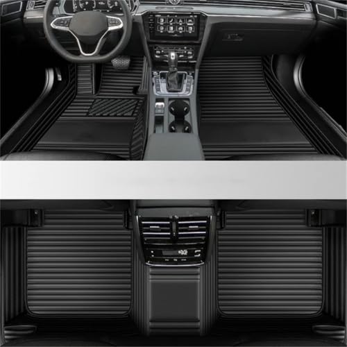 Custom Car Mats All Weather Fit Automotive Floor Mats PU Leather Protector Mat for Most Sedan, SUV, Truck Floor Mats (3D Black car mats) - color: 3D black car mats