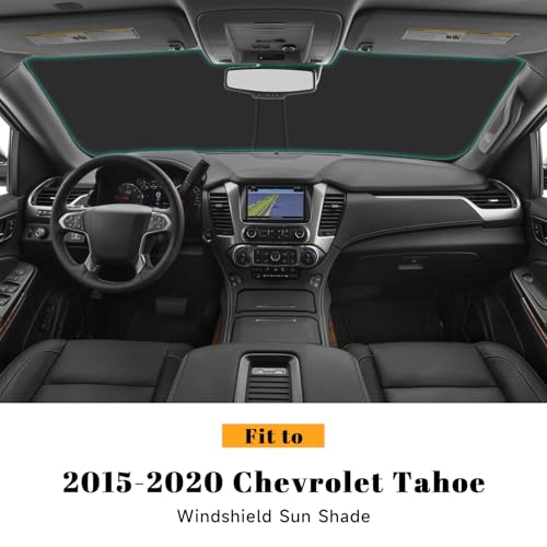Car Windshield Sun Shade for Chevy 2015-2020 Tahoe Accessories (OEM Design) Reflective Foldable Heat Insulation Sunshade for Ultimate Protection - size: for Chevy 2015-2020 Tahoe