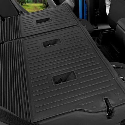 Cargo Mat for 2021-2026 Chevy Trailblazer (AWD & FWD) Accessories, Full Coverage All Weather Trunk Cargo Liner with Backrest Protectors