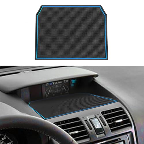 Dash Mat for Subaru Impreza XV 2012-2016 Crosstrek Accessories 2012-2017 Subaru Forester 2014-2018 Dashboard Cover Interior Non-Slip Dashboard Mat Pad Liner (Blue Trim) - color: Blue, size: 2012-2017
