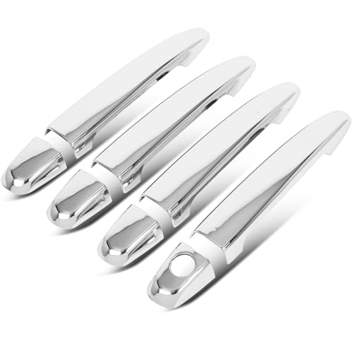 cciyu Chrome ABS Door Handle Cover Exterior for Toyota 4Runner (2003-2009), Avalon (2006-2011), Camry (2007-2011), Highlander (2008-2013) - Car Door Handle Cover (4PCS)