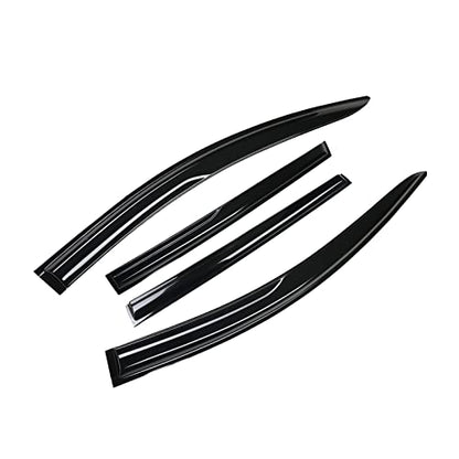 Smoke Tinted Tape-On Side Window Visor Designed for Toyota Sienna 2021 2022 2023 LE XLE XSE Limited Platinum Shatterproof Window Deflectors 4 pcs - size: 2021-2023 Toyota Sienna