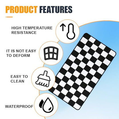 YoRise Car Dashboard Anti Slip Mat, 10.62'' × 5.90'' PVC Center Console Pad, Non-Slip Sticky Dash Mat, Washable Car Dashboard Gripping Pad for Phone, Glass, Key, GPS (White) - color: White