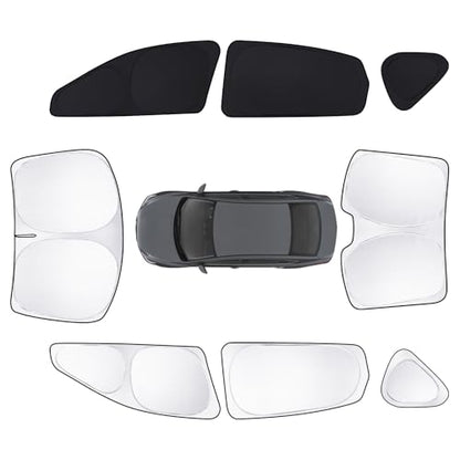 8pcs Car Window Shades for Nissan Altima 2013-2018 Accessories,Windshield Side Rear Full Sunshade,Sun Visor UV Blocking, Privacy Protection and Blackout for Camping Outdoor - size: for Altima 2013-2018