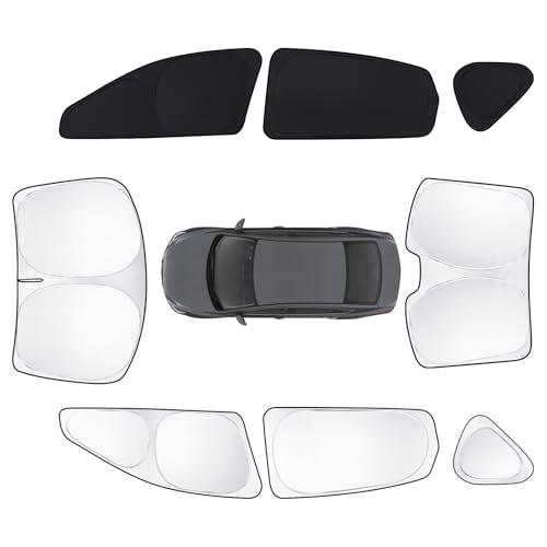 8pcs Car Window Shades for Nissan Altima 2013-2018 Accessories,Windshield Side Rear Full Sunshade,Sun Visor UV Blocking, Privacy Protection and Blackout for Camping Outdoor - size: for Altima 2013-2018