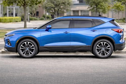 2019-2026 Tape-On Rain Guards for Chevrolet Blazer (Crossover) Side Window Visor Deflectors LT RS Premier Durable Tinted Shades 2020 2021 2022 2023 2024 2025 - size: For Chevy Blazer (Crossover) 2019-2026