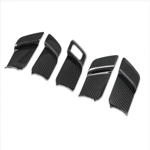 Beautost for Toyota Prius 2023 2024 2025 2026 Interior Door Handle Bowl Panel Cover Trims (Carbon Fiber Black) - color: Carbon Fiber Black