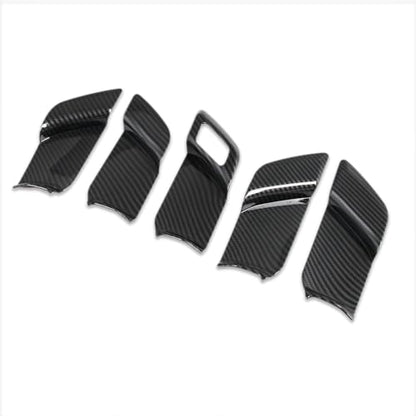 Beautost for Toyota Prius 2023 2024 2025 2026 Interior Door Handle Bowl Panel Cover Trims (Carbon Fiber Black) - color: Carbon Fiber Black