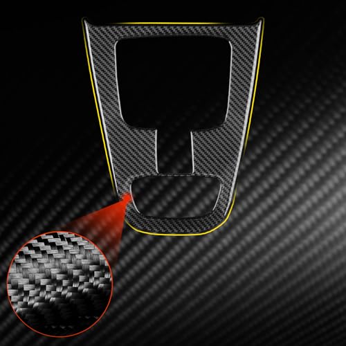 NVCNX Carbon Fiber Accessories for Mercedes Benz GLE 350 450 450e 2020-2026 2021 2022 2023 2024 2025 Center Console Gear Shift Panel Cover Interior Trim Overlay Sticker Decal 1PC with Pointed Ends - color: Center Console Gear Shift Panel Trim A1