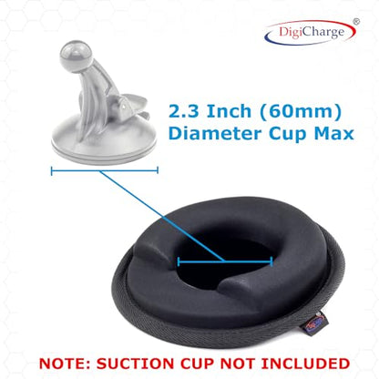 Anti Slip Car Dashboard Beanbag Phone/GPS Holder Mount For Garmin Drive 53 52 50LM 51 LMT-S 40LM DriveAssist 50LMT-D 51 LMT-S DriveSmart 55 50LM 50LMT-D 51 LMT-S DriveLuxe 50 LMT-D 51LMT-S Nuvi 57 GPS - size: 60mm Disc Diameter