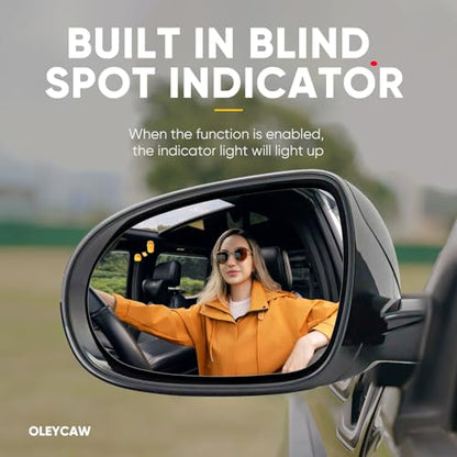 Blind Spot Compatible with Kia Sorento Driver Side Mirror, 2016 2017 2018 2019 2020 - Left Side Mirrors Replacement Glass with BSD, Power Heated - color: Driver Side(Blind Spot)