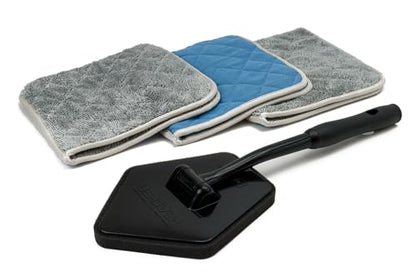 Autofiber The Reacher Glass Cleaning Kit w/Glass Flip Towels (Smooth/Twist)